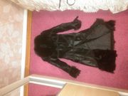 Продам черную дубленку из натуральной кожи,  меха и замши