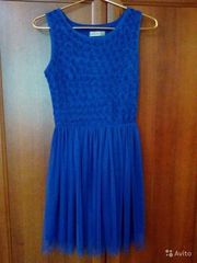 Продам платье,  синего цвета,  42 размера