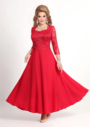 Нарядное платье красный цвет  56, 58, 60 размер